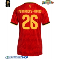 Maglie da calcio Belgio Matias Fernandez-Pardo #26 Prima Maglia Femminile Mondiali 2026  Manica Corta
